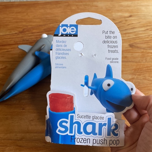 Silicone Shark Frozen Push Pop Molds x2 - Picture 3 of 4